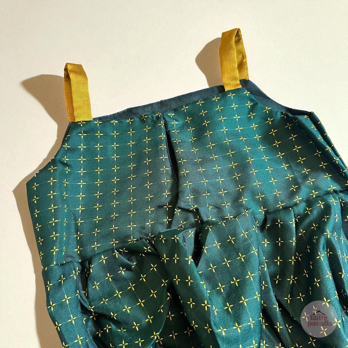 2-in-1 Romper and Skirt Pattu Pavada Set