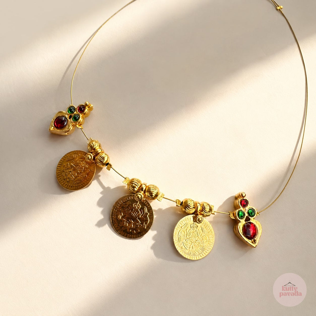 Golden Temple Coin Necklace - Kids Size