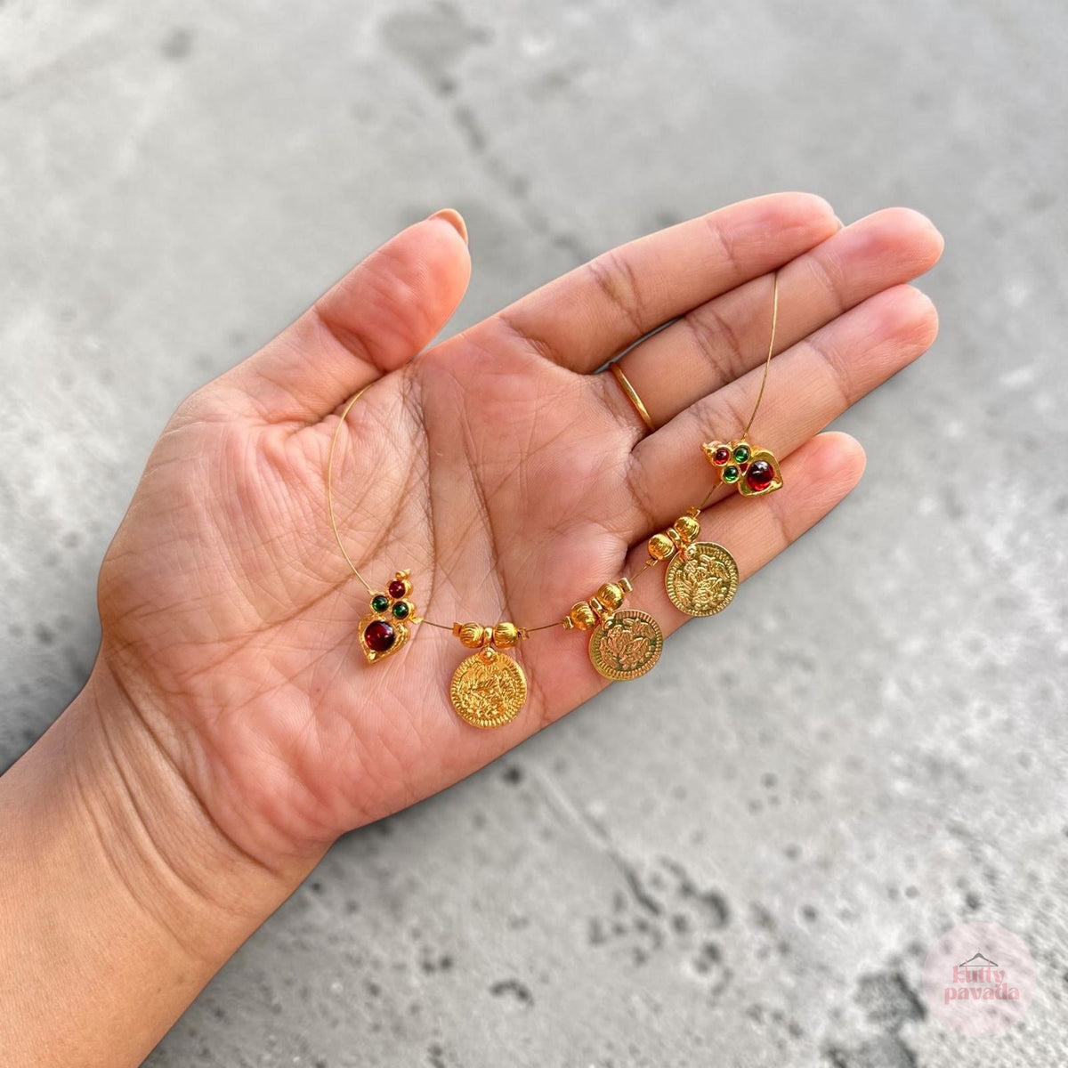 Golden Temple Coin Necklace - Kids Size