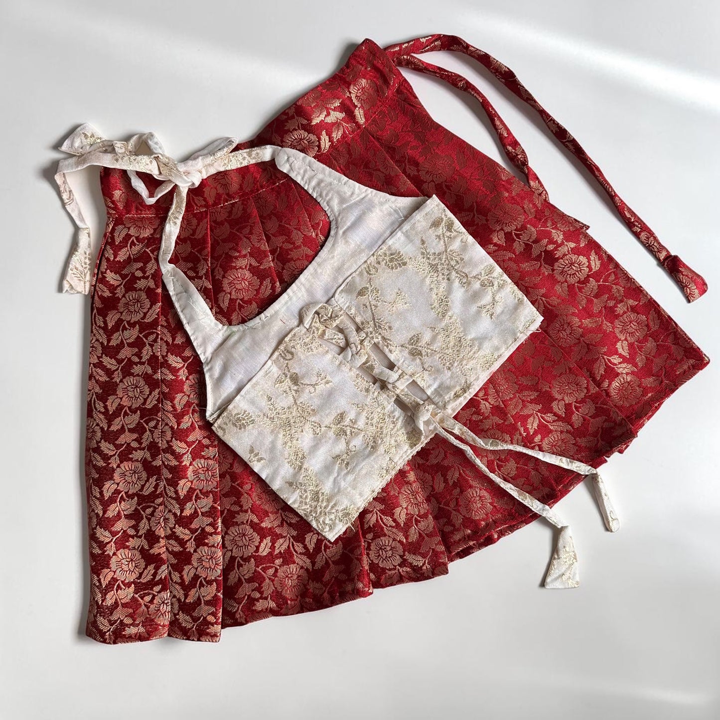 Banarasi Brocade Skirt and Blouse Set - Limited