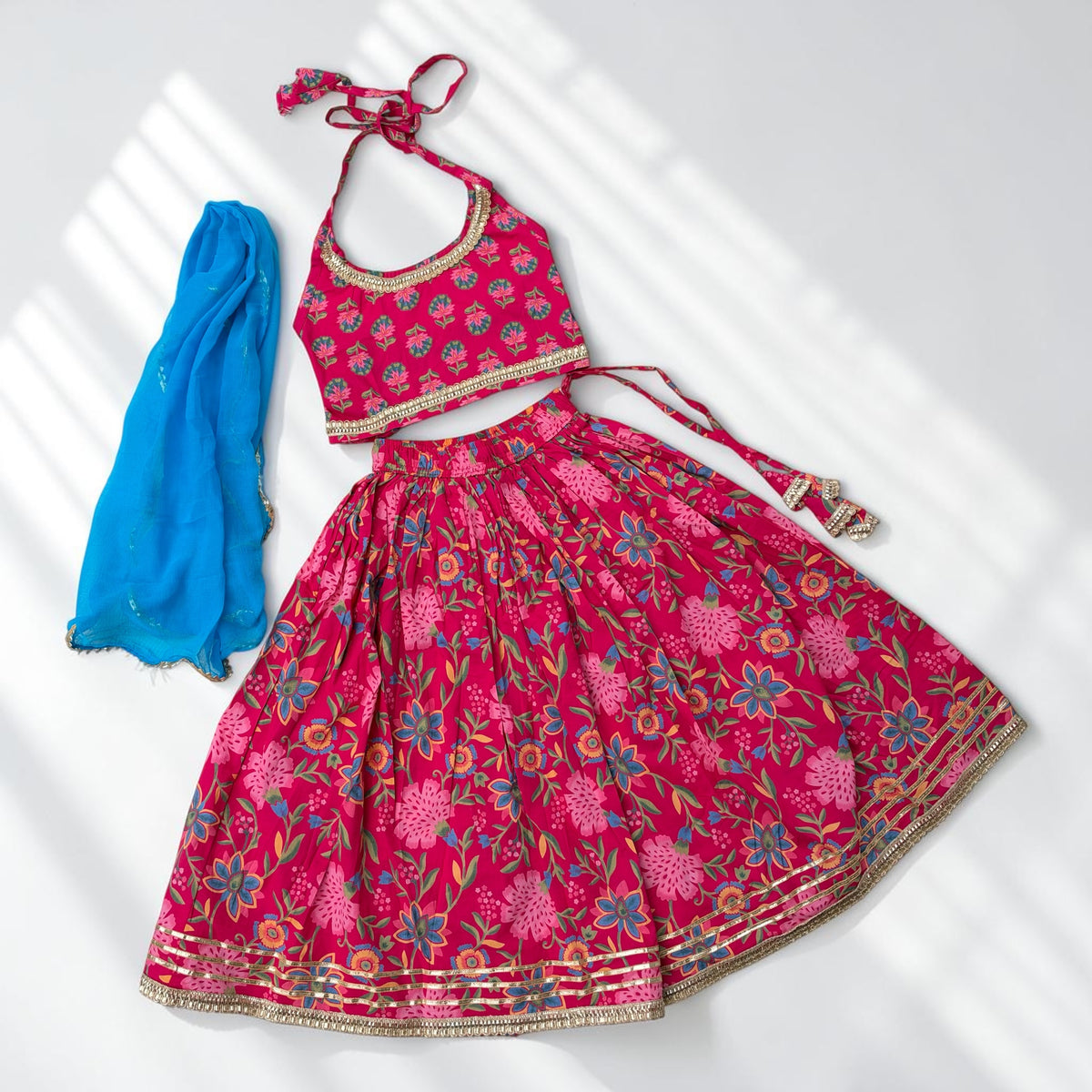 Diwali Bloom Lehenga Choli Set