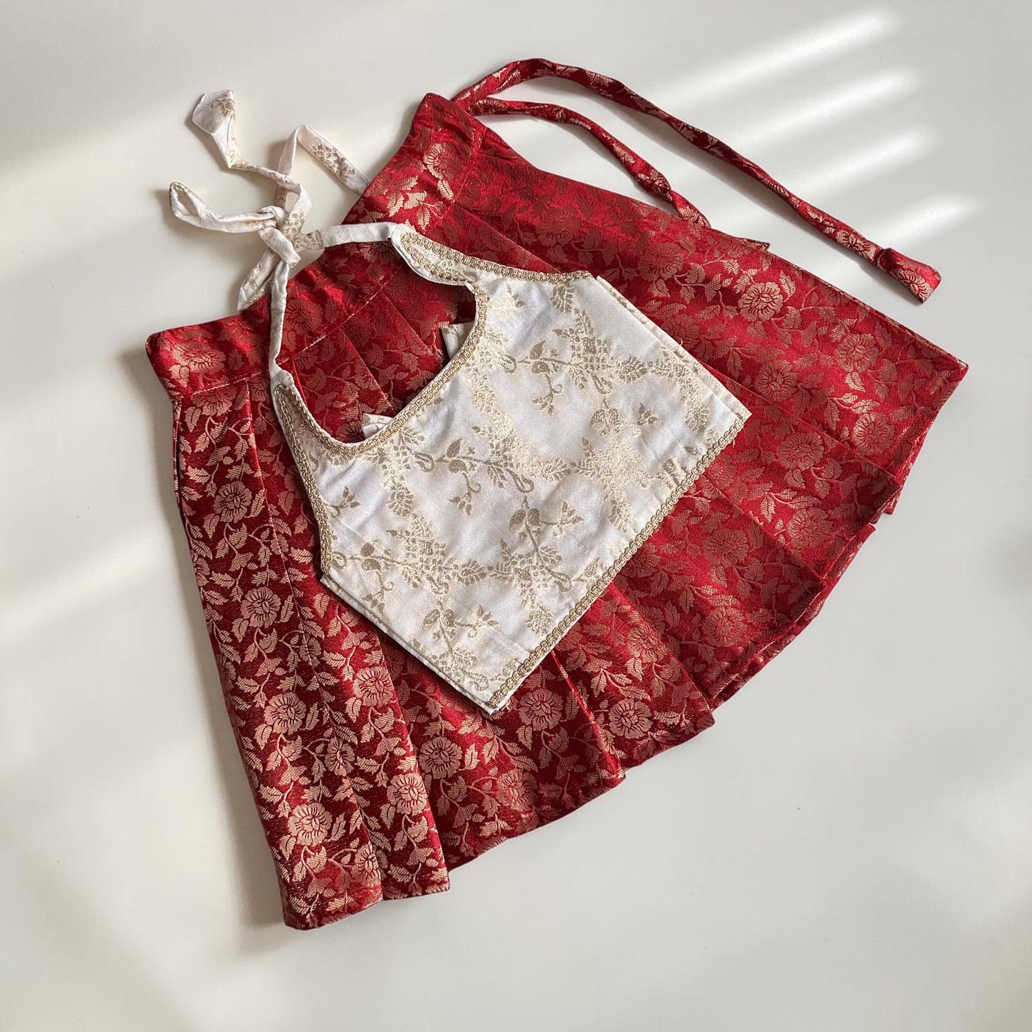 Banarasi Brocade Skirt and Blouse Set - Limited