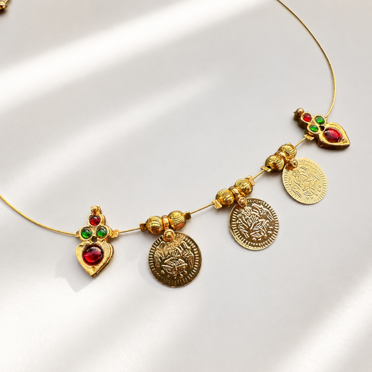 Golden Temple Coin Necklace - Kids Size