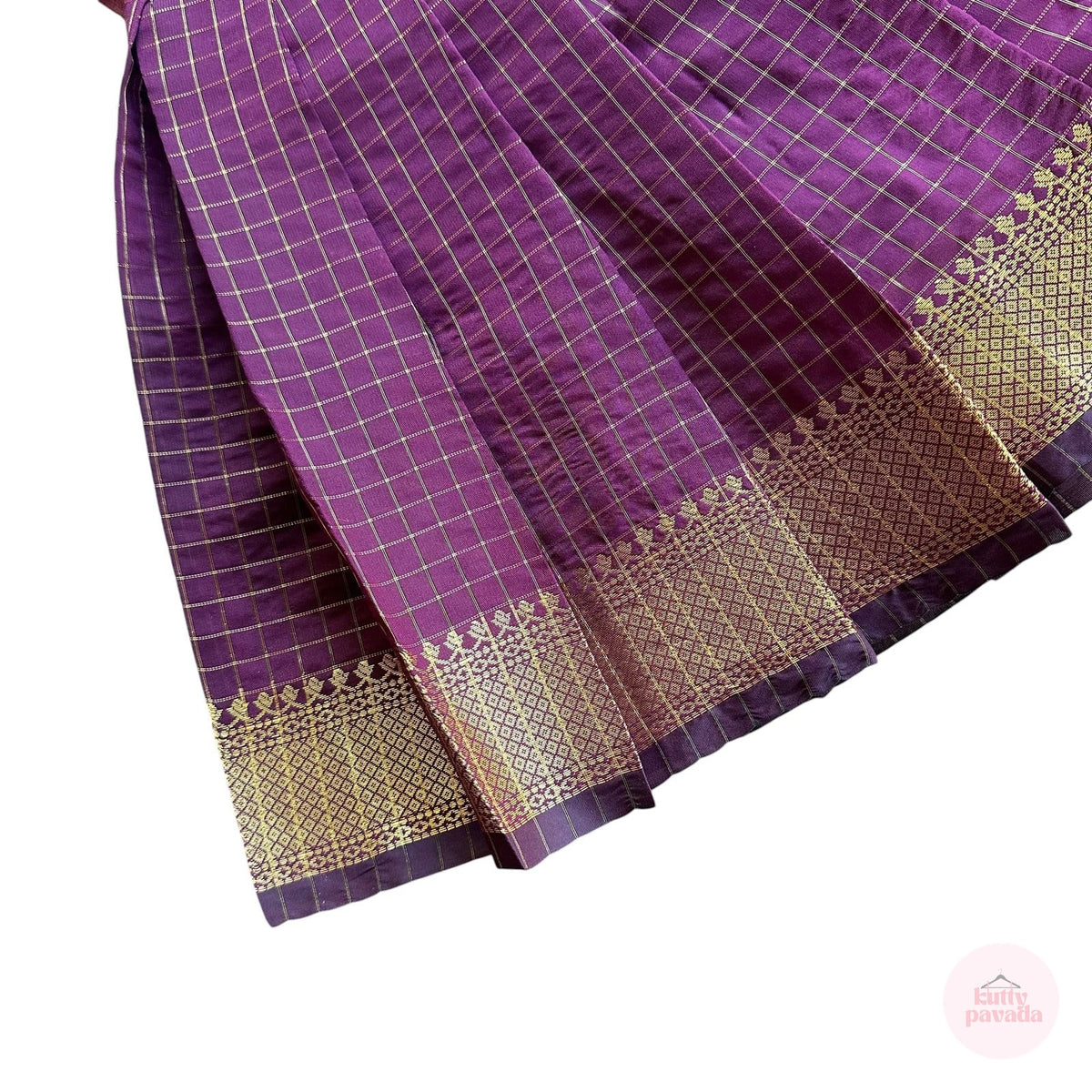 Cherry Red and Gold Petticoat Girls Set