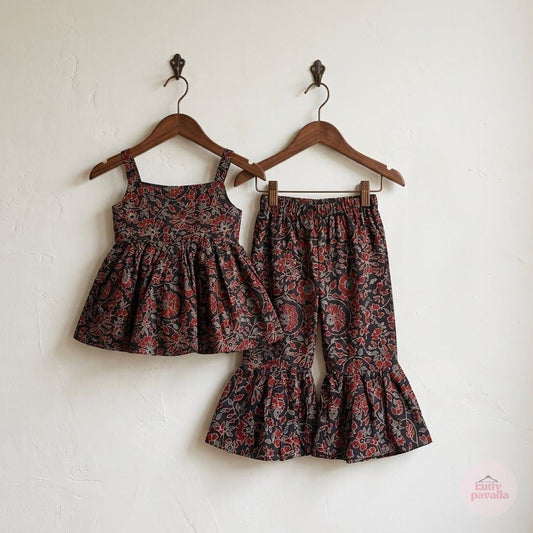 Midnight Bloom Cotton Co-ord Set