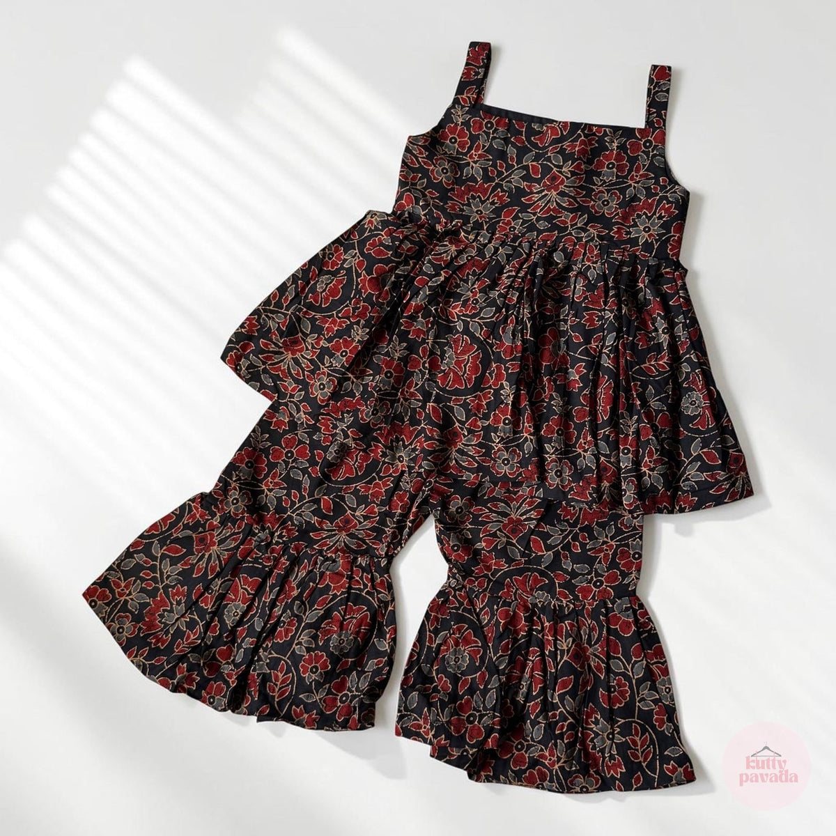 Midnight Bloom Cotton Co-ord Set