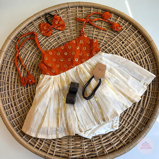 5-in-1 Rust Orange Noolukettu Set