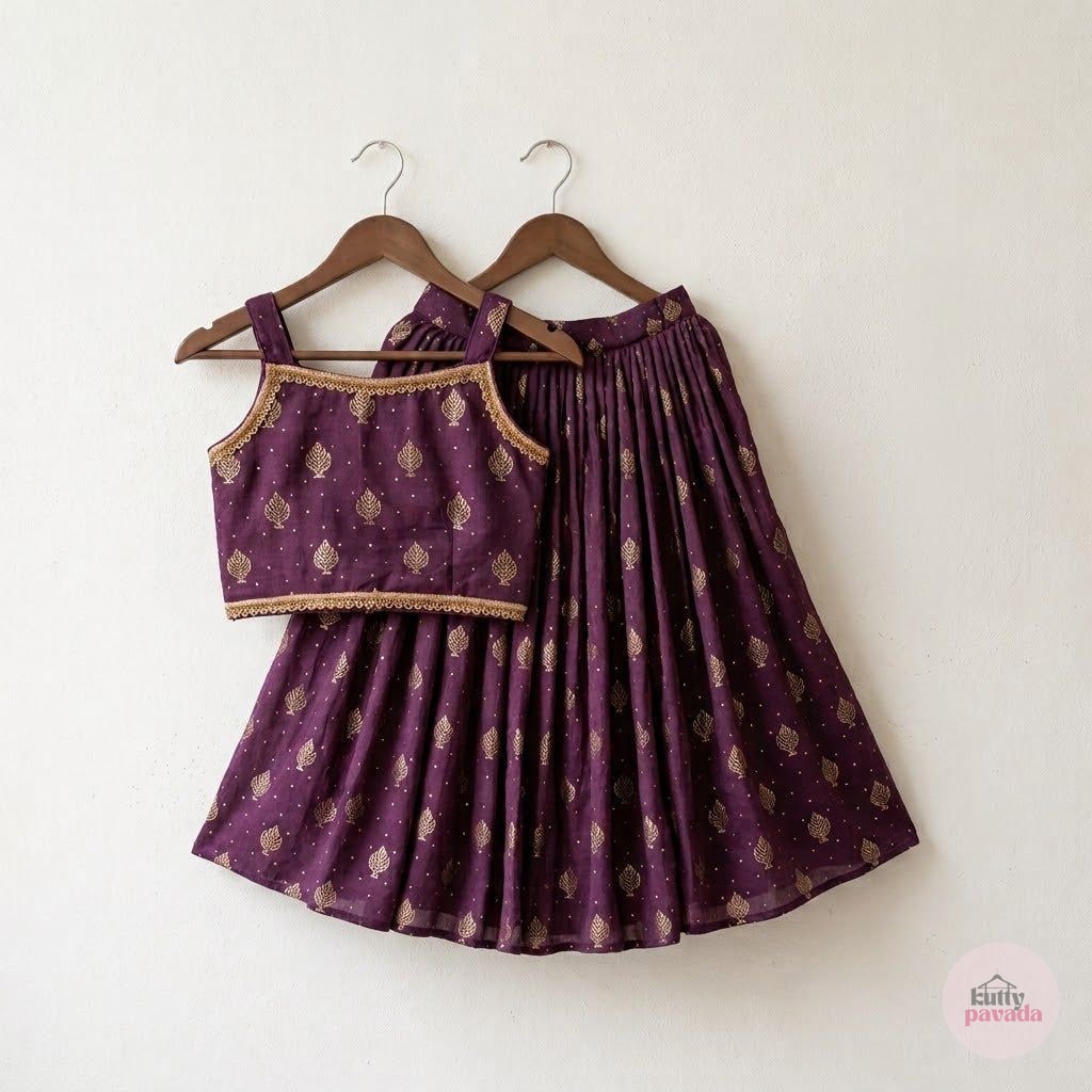 Golden Leaf Purple Set