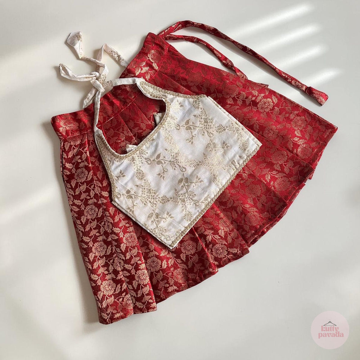 Banarasi Brocade Skirt and Blouse Set - Limited