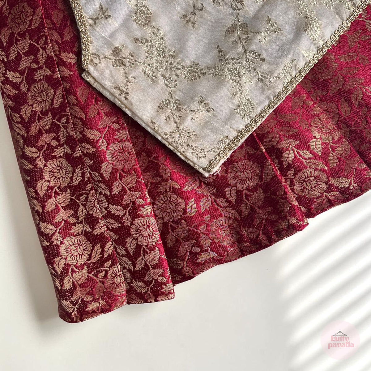Banarasi Brocade Skirt and Blouse Set - Limited